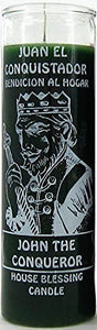 8” John the Conqueror House Blessing Candle (Green)